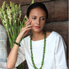 'Bamboo Forest' Resin Bracelet - Polka Luka Resin Jewellery