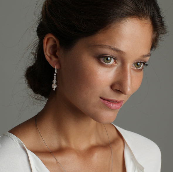 'Nefertiti' Stone Earrings - Polka Luka Resin Jewellery