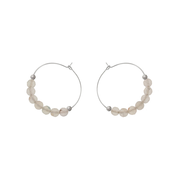 'Maia' Stone Earrings - Polka Luka Resin Jewellery