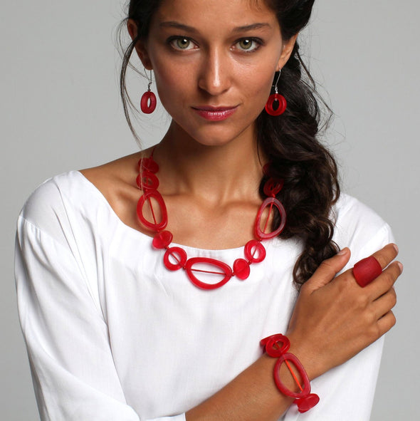 Havana Resin Bracelet - Polka Luka Resin Jewellery