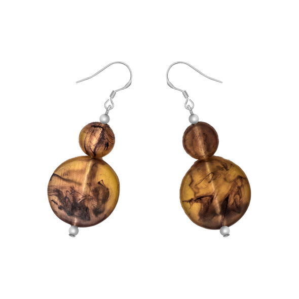 The Traveller Earrings - Polka Luka Resin Jewellery