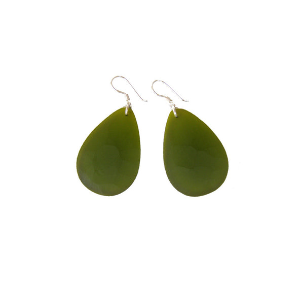 'Leaf' Resin Earring - Polka Luka Resin Jewellery