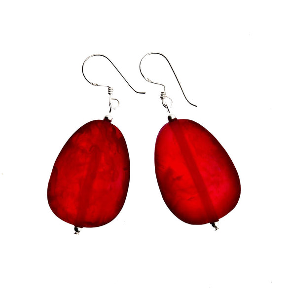'Mekong' Resin Earrings - Polka Luka Resin Jewellery
