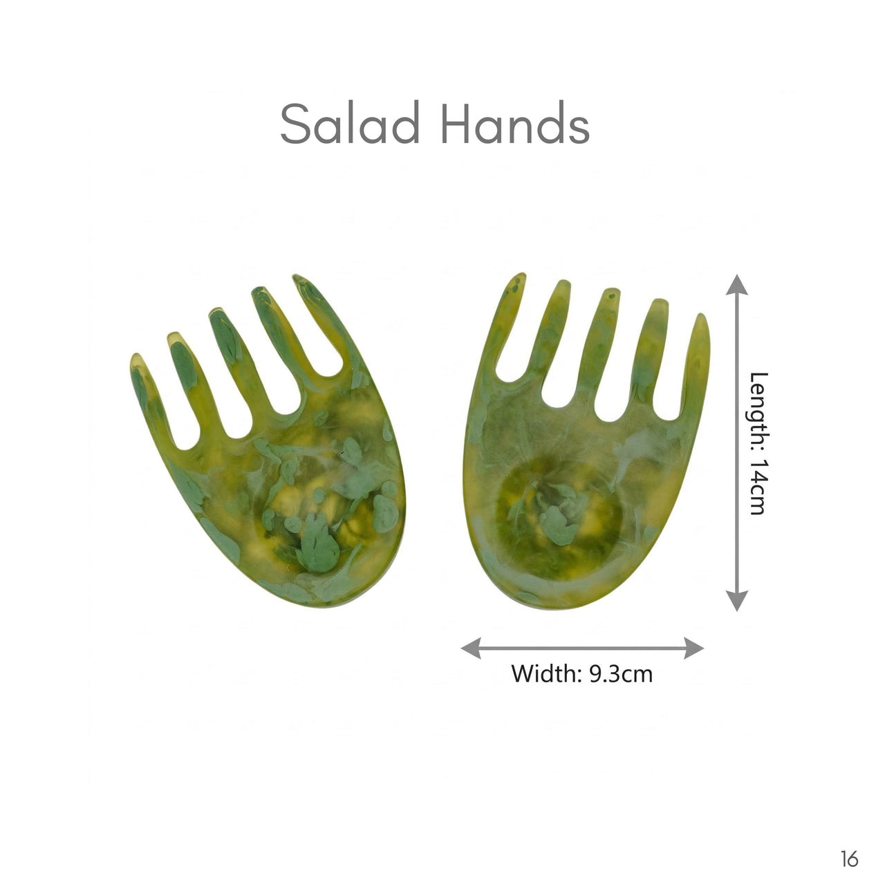 Resin Salad Hands