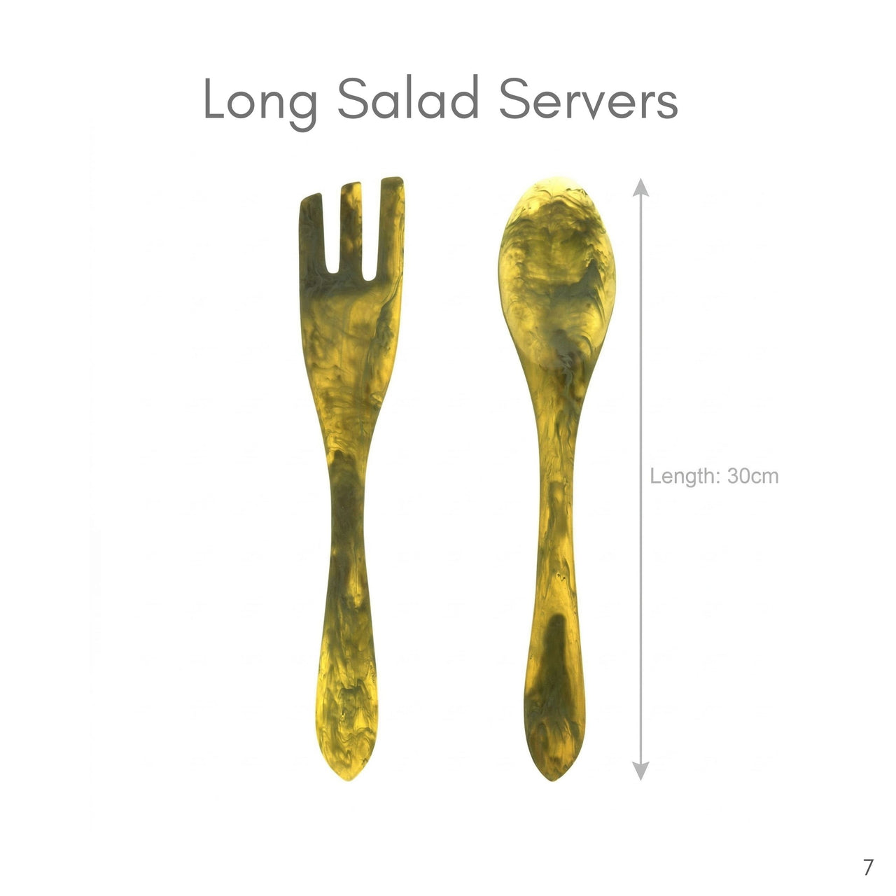 Long Resin Salad Servers