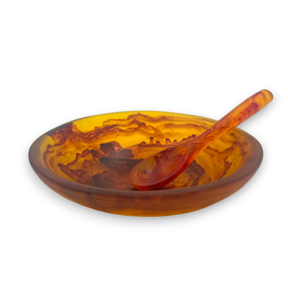 Resin 'Relish' Bowl + Spoon