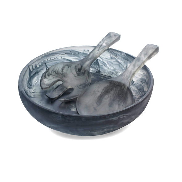 Medium Salad Bowl & Short Salad Server Set