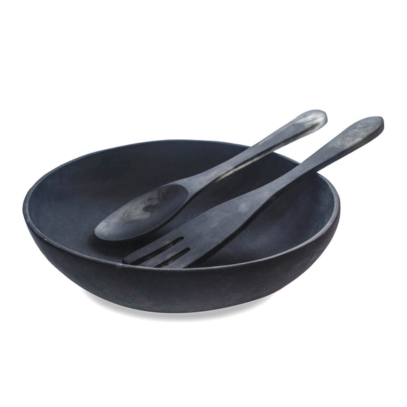 Large Luna Salad Bowl + Long Salad Servers