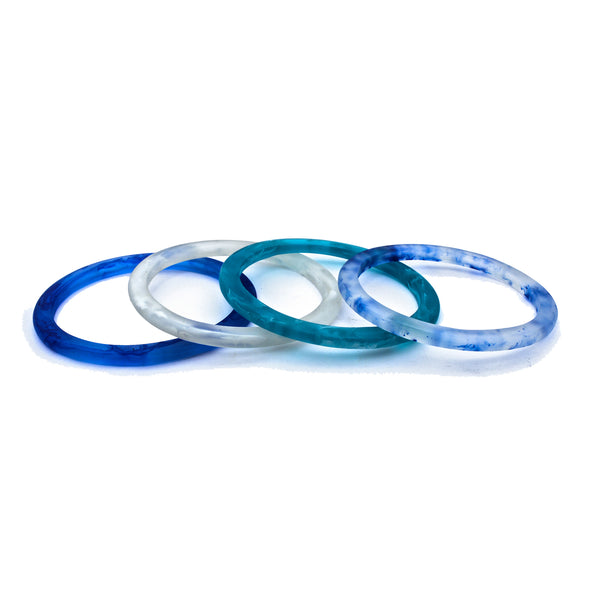 Paradiso Quartet Resin Bangle