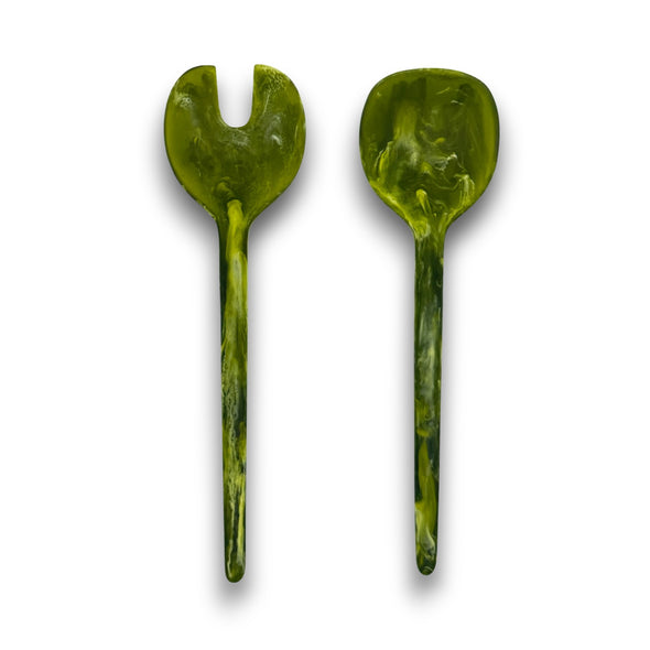 Gauguin Resin Salad Servers
