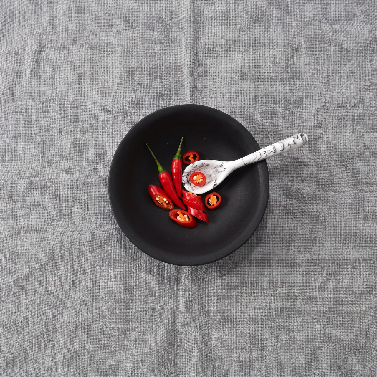 Resin 'Relish' Bowl + Spoon
