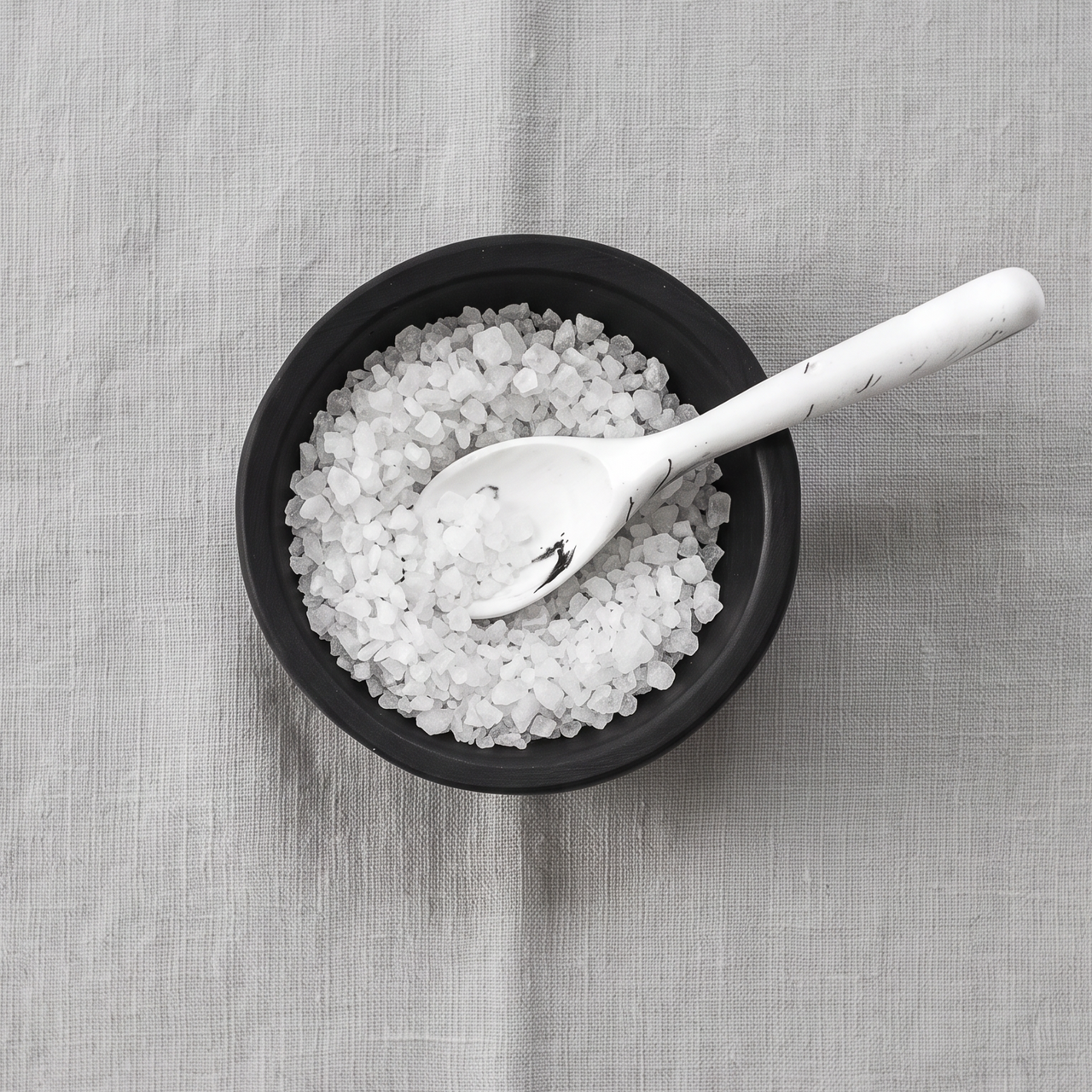 Resin Salt Bowl + Spoon Set