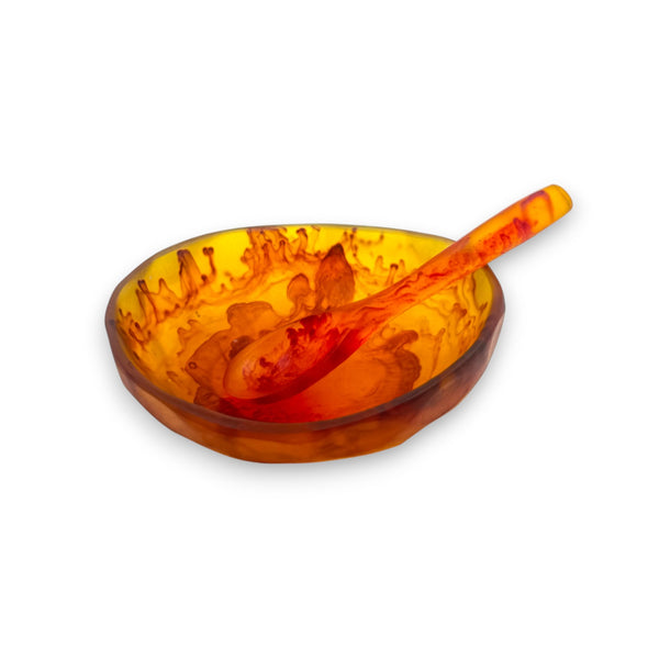 Resin 'Wabi' Bowl with Spoon