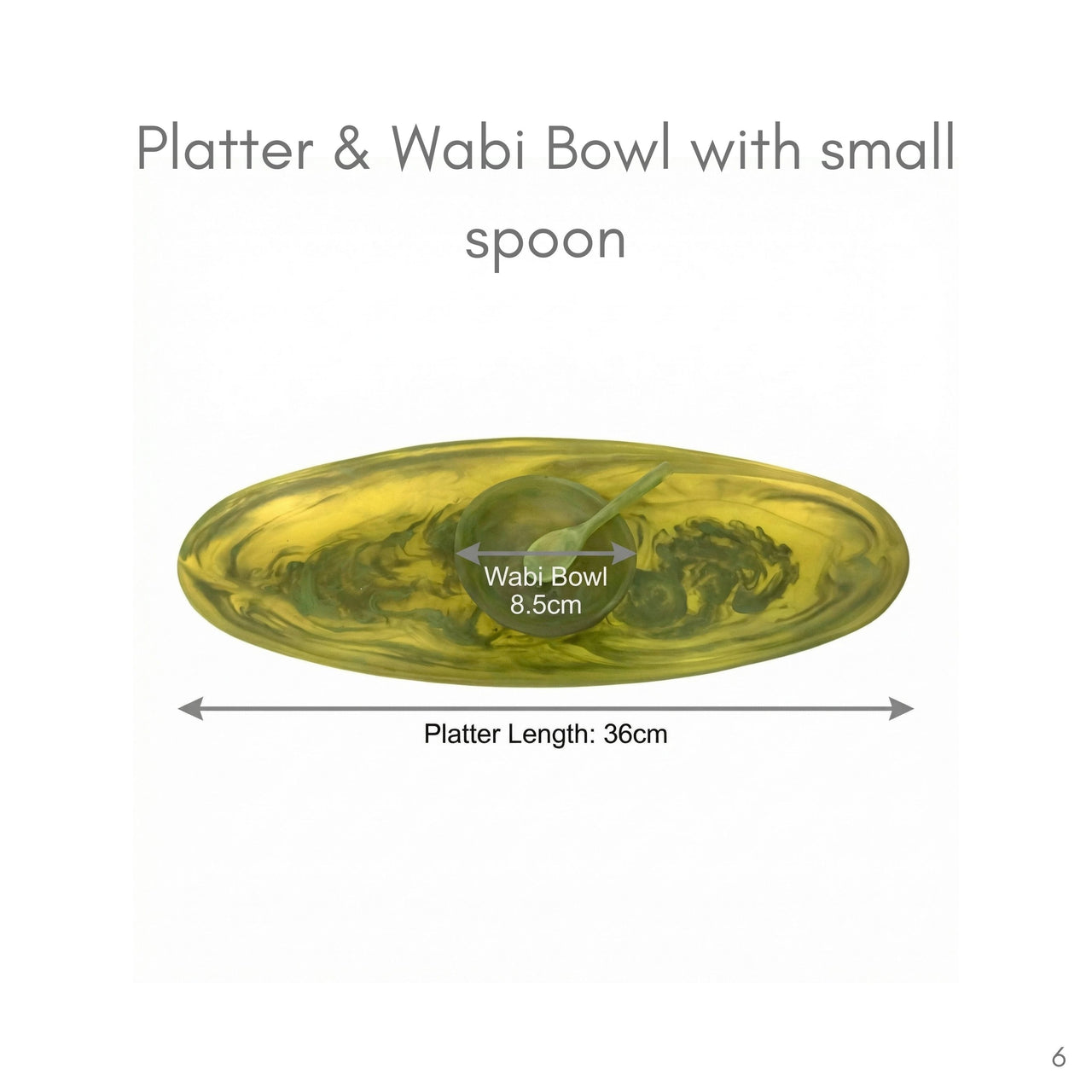 Platter Set- Platter & Wabi Bowl Set