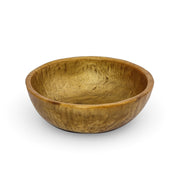 POLKA LUKA small round gold resin bowl with a textured finish, perfect for trinkets or food presentation.
