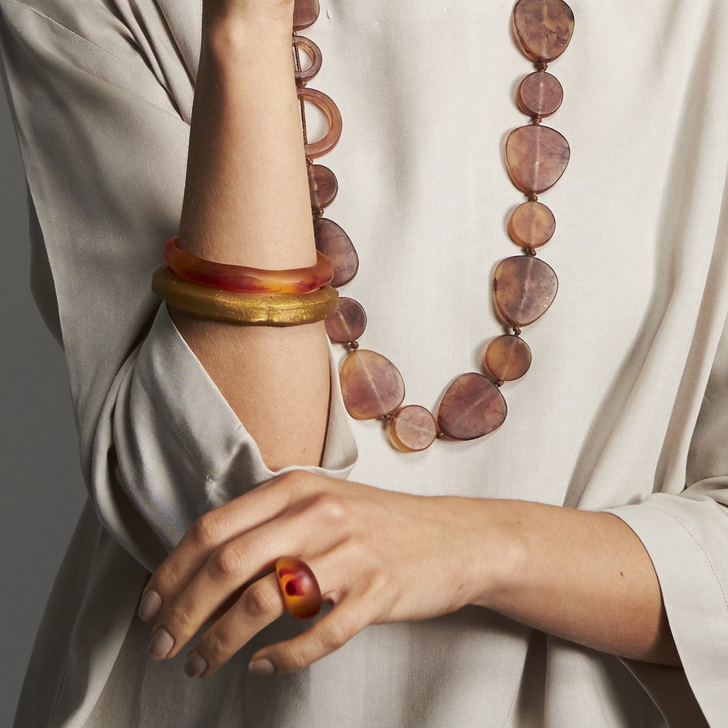 Wanderlust Resin Ring - Polka Luka Resin Jewellery