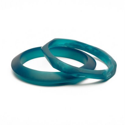 'Infinity & Rivulet' Bangle Set - Polka Luka Resin Jewellery