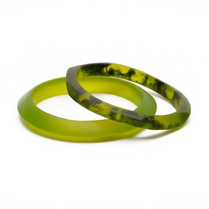 'Infinity & Rivulet' Bangle Set - Polka Luka Resin Jewellery