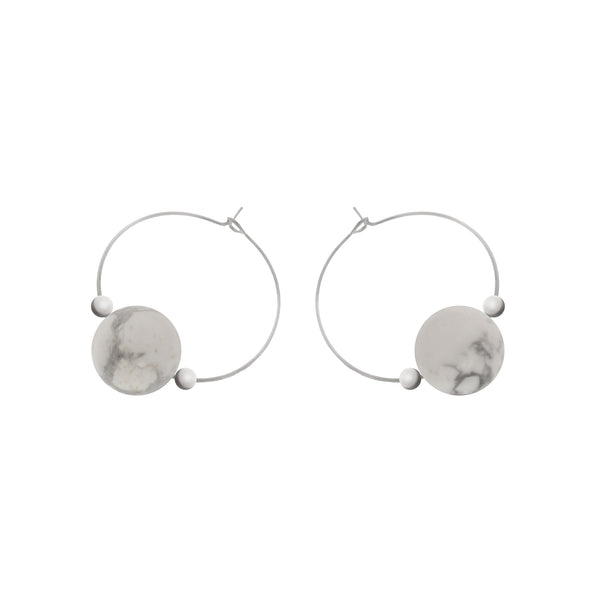 'Alia' Stone Earrings - Polka Luka Resin Jewellery