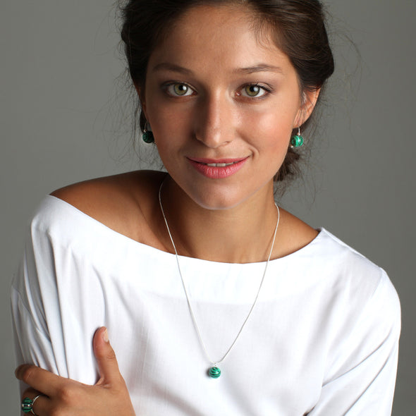 The 'Alia' Pendant- 52cm - Polka Luka Resin Jewellery