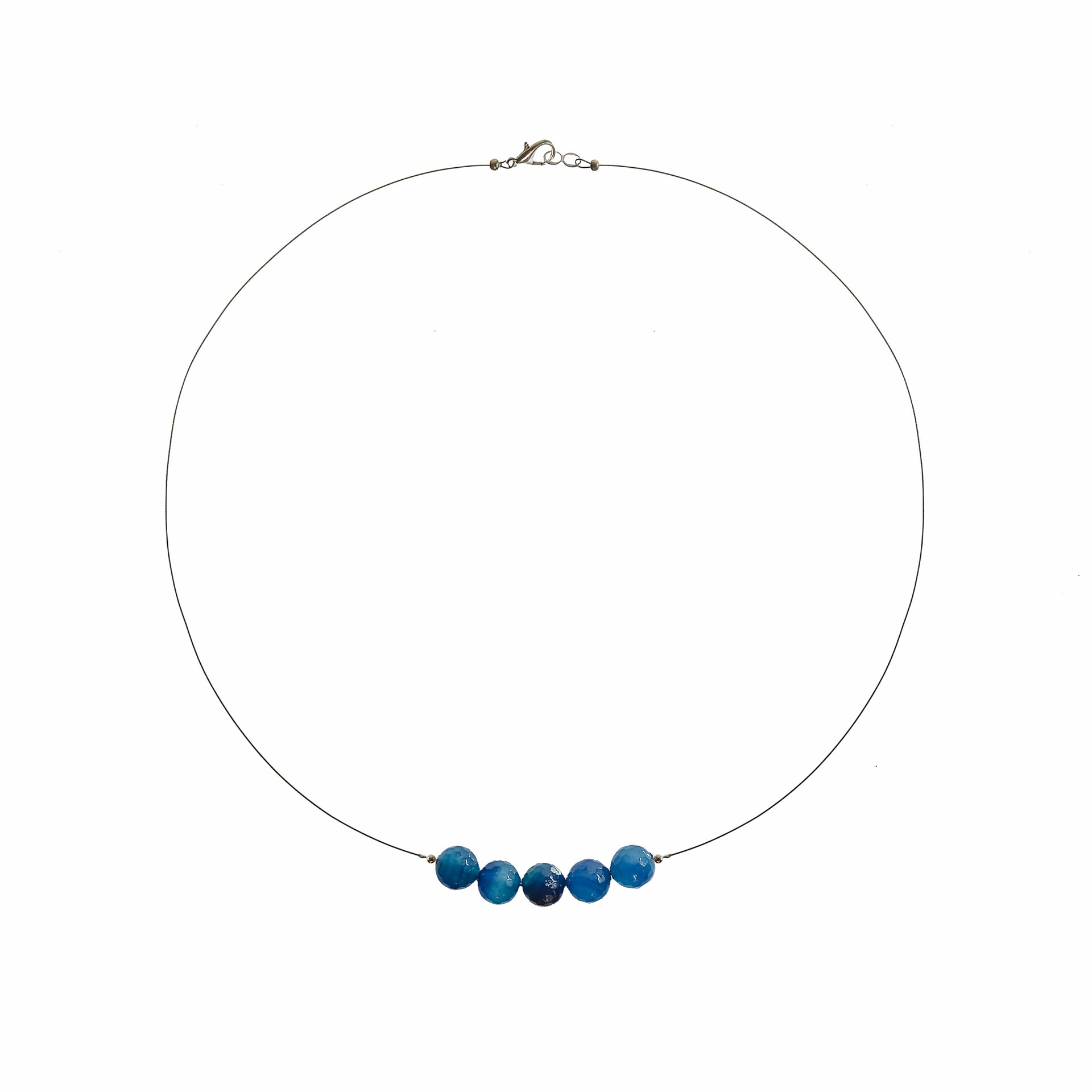 'Assisi' Stone Necklace - Polka Luka Resin Jewellery