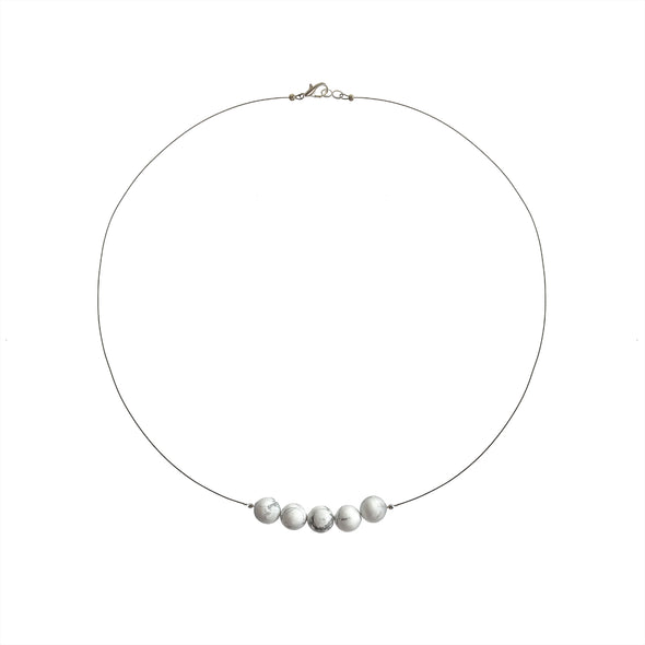 'Assisi' Stone Necklace - Polka Luka Resin Jewellery