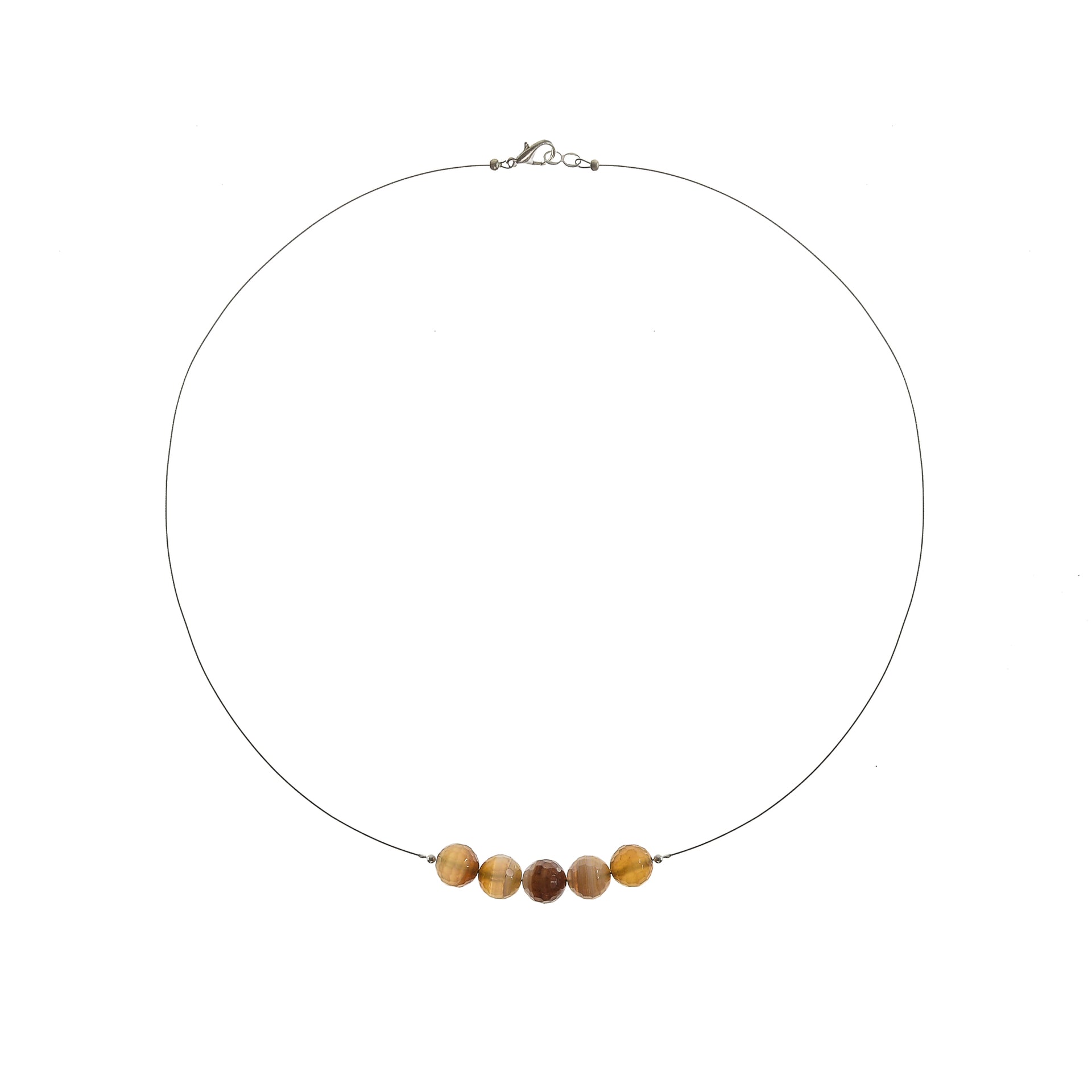 'Assisi' Stone Necklace - Polka Luka Resin Jewellery