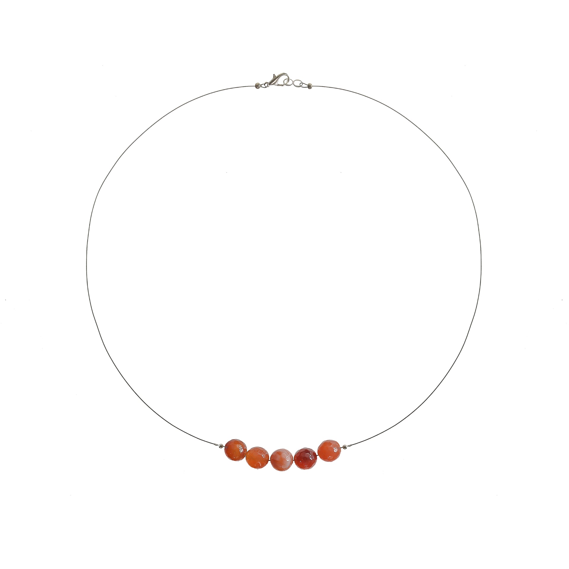 'Assisi' Stone Necklace - Polka Luka Resin Jewellery