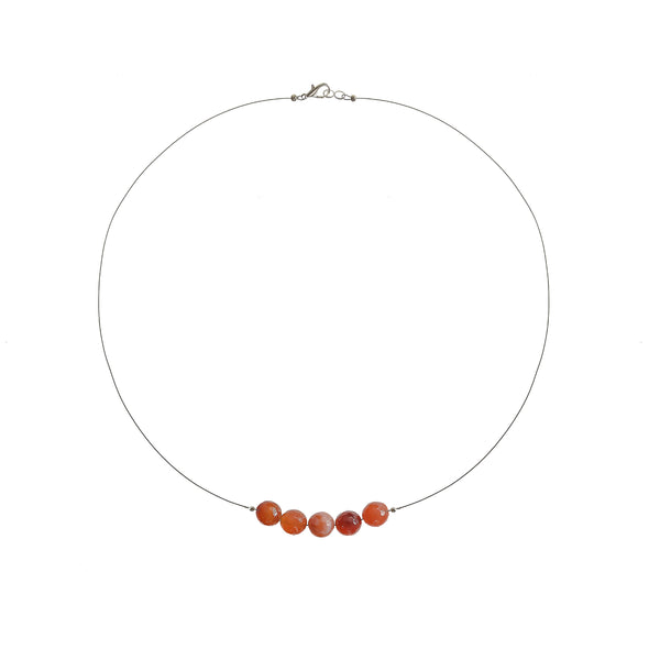 'Assisi' Stone Necklace - Polka Luka Resin Jewellery