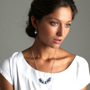 'Forget Me Not' Stone Necklace - Polka Luka Resin Jewellery
