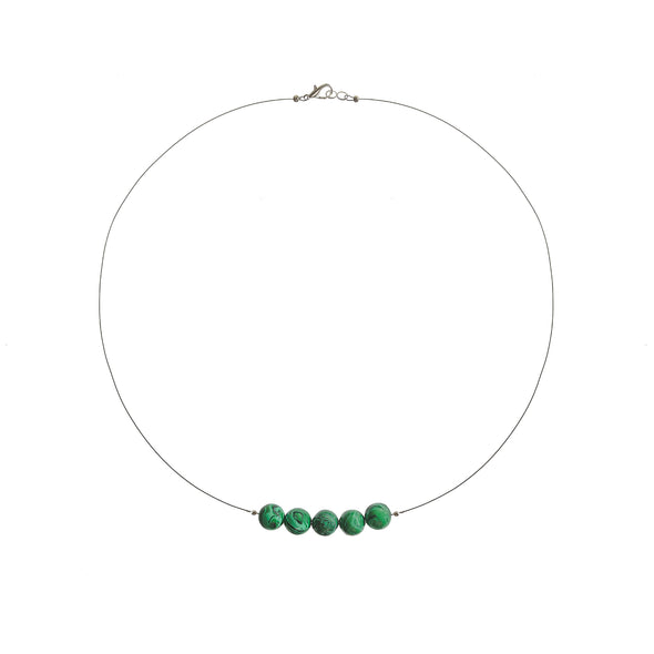 'Assisi' Stone Necklace - Polka Luka Resin Jewellery