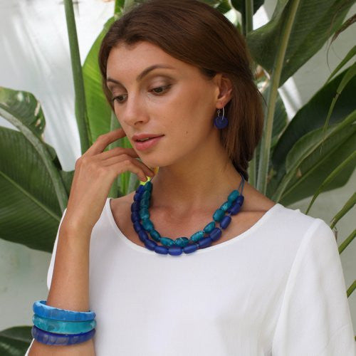 Aura Double Necklace - Polka Luka Resin Jewellery