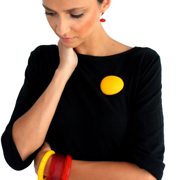 Bilbao Brooch - Polka Luka Resin Jewellery