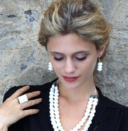 'Manhattan' Ring - Polka Luka Resin Jewellery