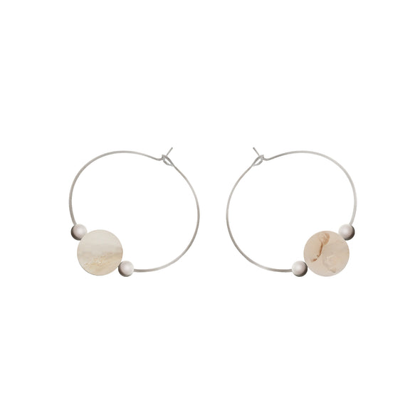'Bodhi' Stone Earrings - Polka Luka Resin Jewellery