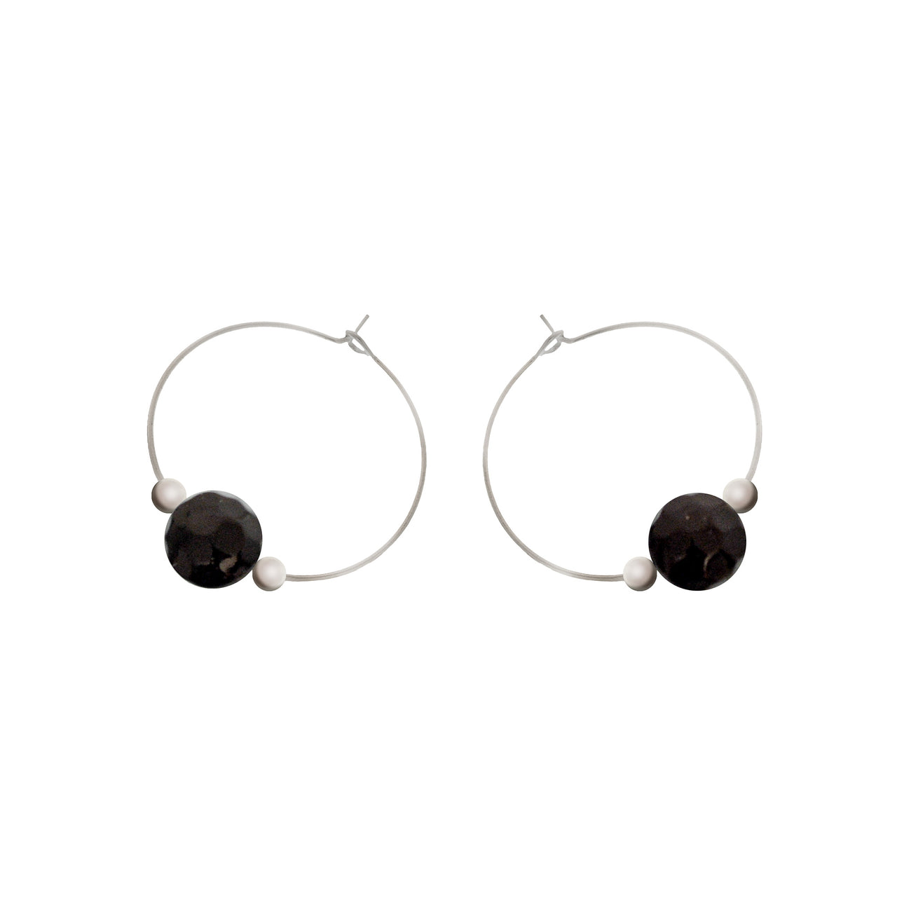 'Bodhi' Stone Earrings - Polka Luka Resin Jewellery