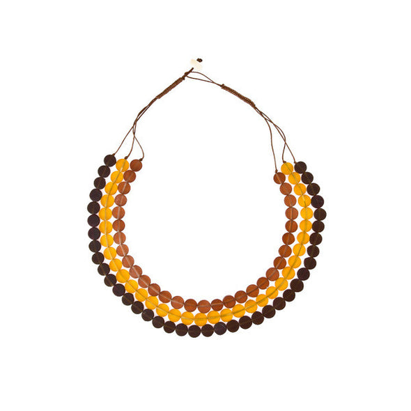 'Dusk' Short Resin Necklace - Polka Luka Resin Jewellery