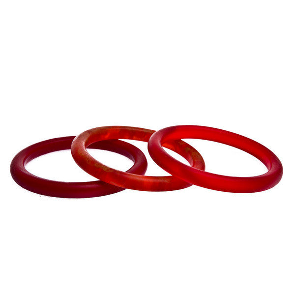 'Dusk' Resin Bangle Set - Polka Luka Resin Jewellery