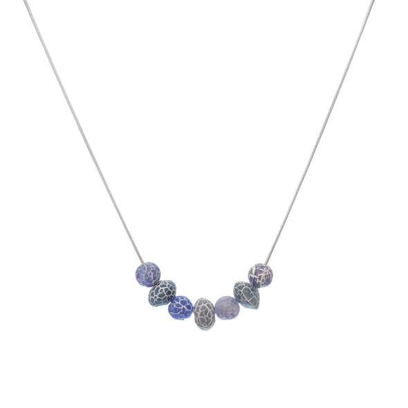 'Forget Me Not' Stone Necklace - Polka Luka Resin Jewellery
