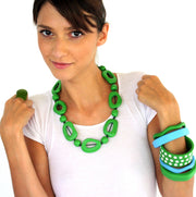 Miro Short Resin Necklace - Polka Luka Resin Jewellery