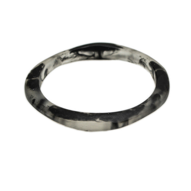 "Haiku" Single Resin Bangle - Polka Luka Resin Jewellery