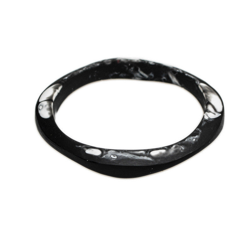 "Haiku" Single Resin Bangle - Polka Luka Resin Jewellery