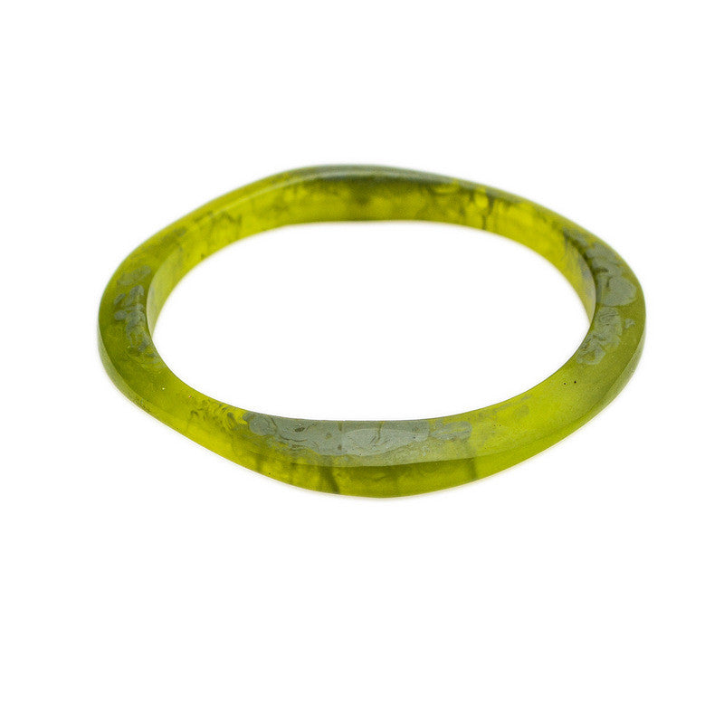 "Haiku" Single Resin Bangle - Polka Luka Resin Jewellery