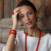 'Hmong' Resin Earrings - Polka Luka Resin Jewellery