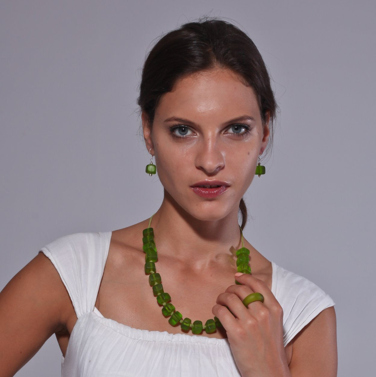 Hidden Grove' Earring - Polka Luka Resin Jewellery