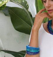 Thalassa Resin Bangle - Polka Luka Resin Jewellery