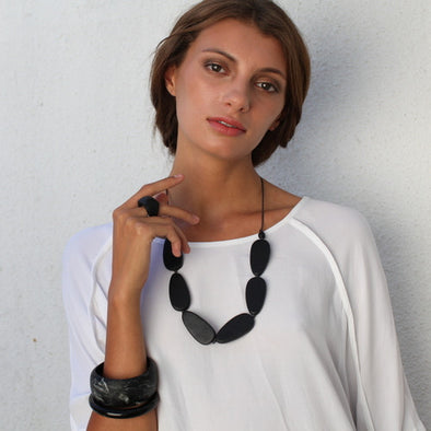 Aphrodite Resin Pendant - Polka Luka Resin Jewellery