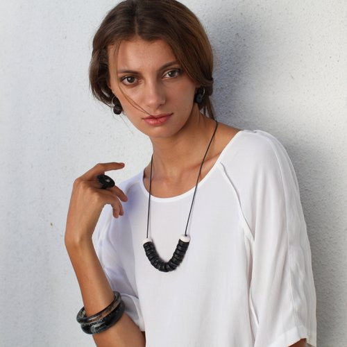 Paxos Pendant - Polka Luka Resin Jewellery