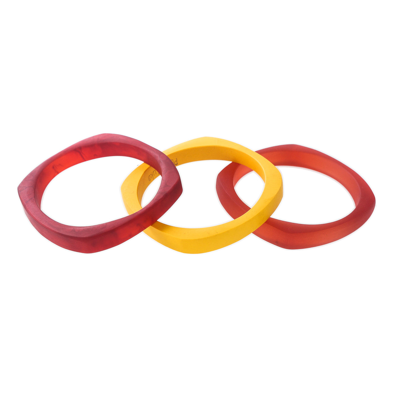 Interstellar Triple Resin Bangle Set