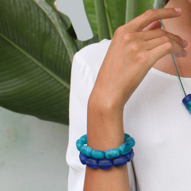 Aura Resin Bracelet - Polka Luka Resin Jewellery